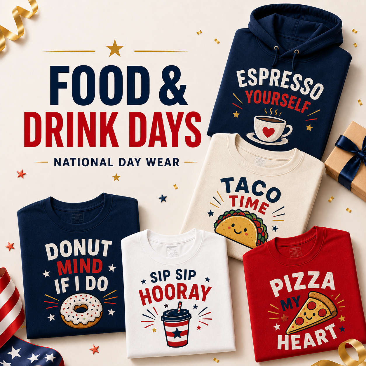 Food and Drink Days apparel collection