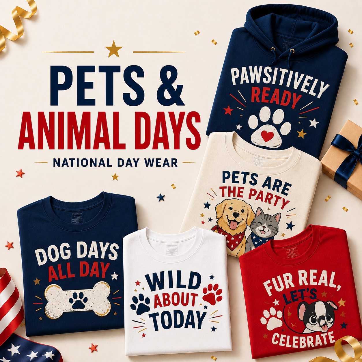 Pet and Animal Days apparel collection