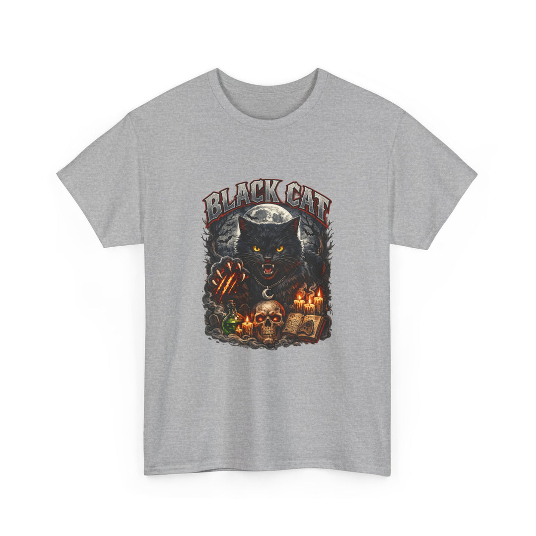 Black Cat Moonlight Unisex T-Shirt