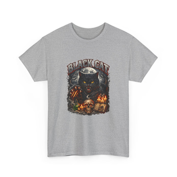 Black Cat Moonlight Unisex T-Shirt