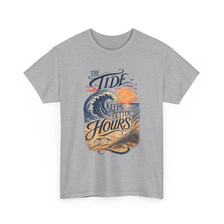 The Tide Keeps Better Hours National Beach Day Unisex T-Shirt
