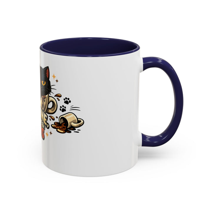 Caffeine, Catitude & Chaos Accent Coffee Mug