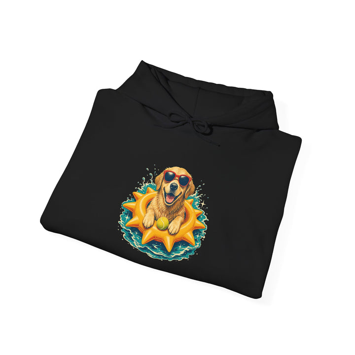 Sunflower Pup Hoodie — Cute Dog Graphic Sweatshirt