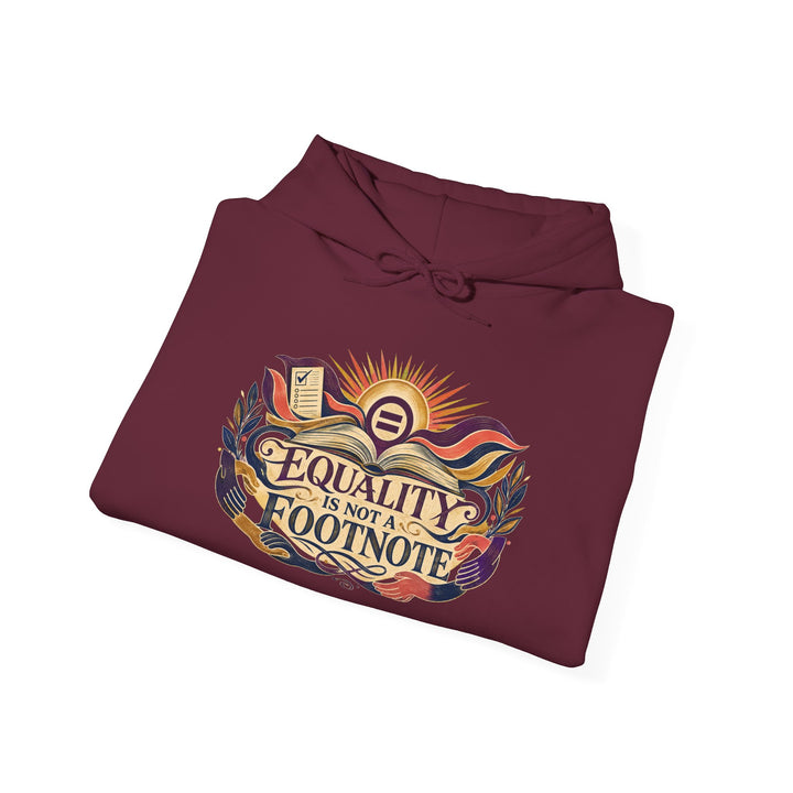 Equality Is Not a Footnote Women’s Equality Day Unisex Hoodie