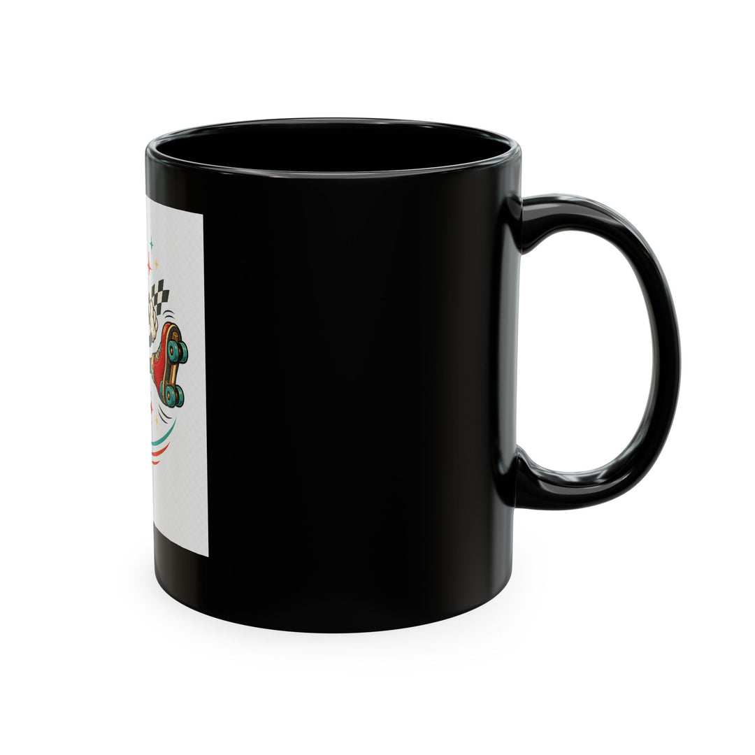 Pizza Racer Mug — Retro Slice Racing Coffee Cup