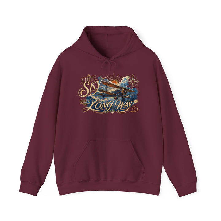 A Little Sky Goes a Long Way National Aviation Day Unisex Hoodie