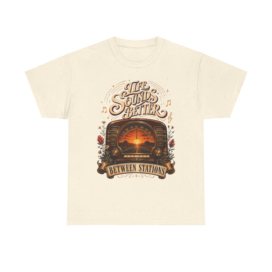 Life Sounds Better Between Stations National Radio Day Unisex T-Shirt