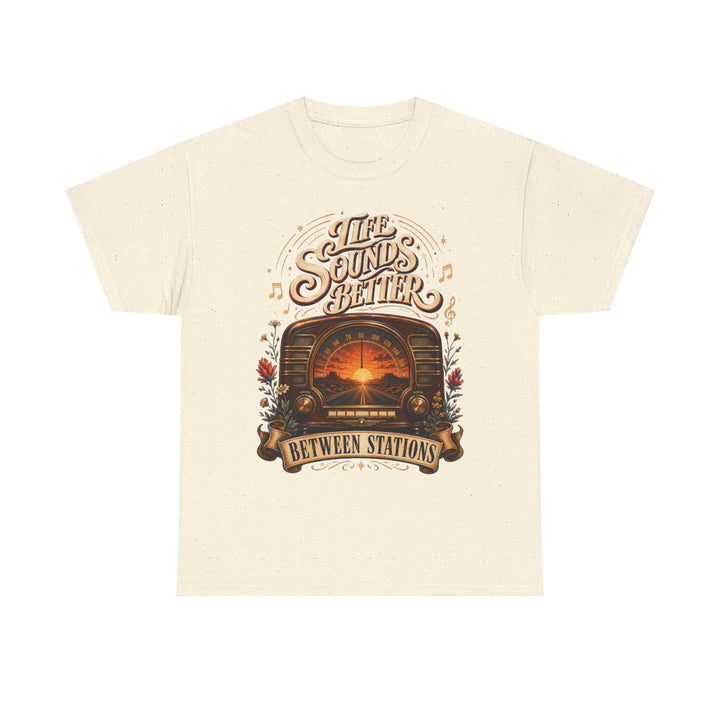 Life Sounds Better Between Stations National Radio Day Unisex T-Shirt