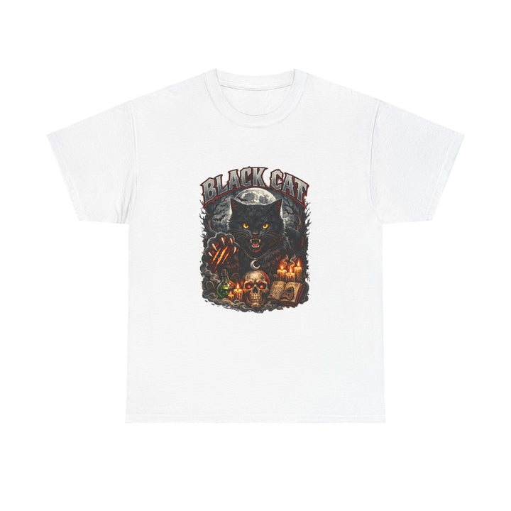 Black Cat Moonlight Unisex T-Shirt