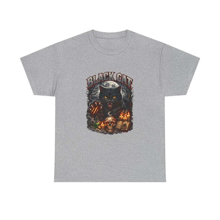 Black Cat Moonlight Unisex T-Shirt