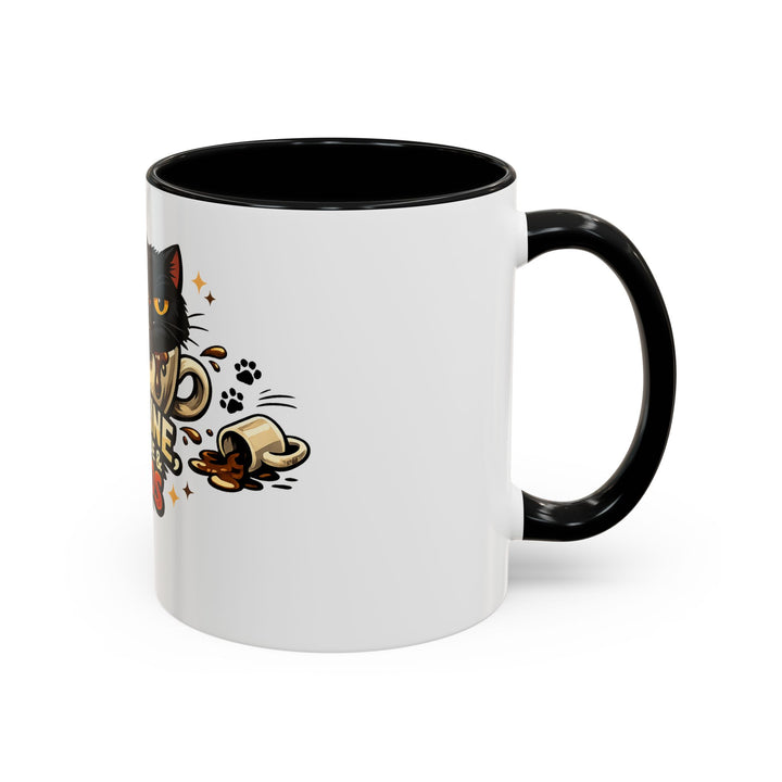 Caffeine, Catitude & Chaos Accent Coffee Mug