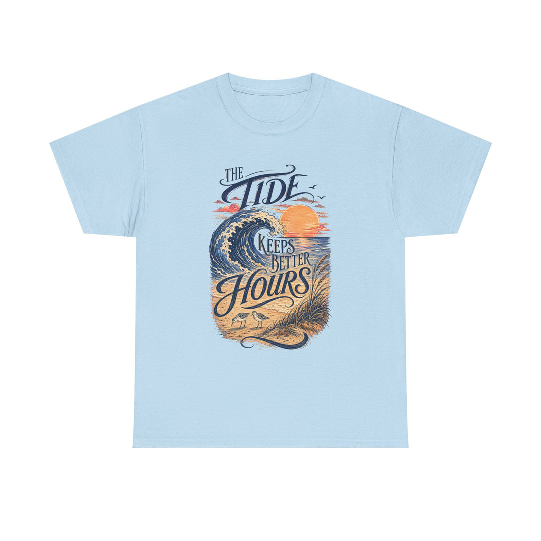 The Tide Keeps Better Hours National Beach Day Unisex T-Shirt