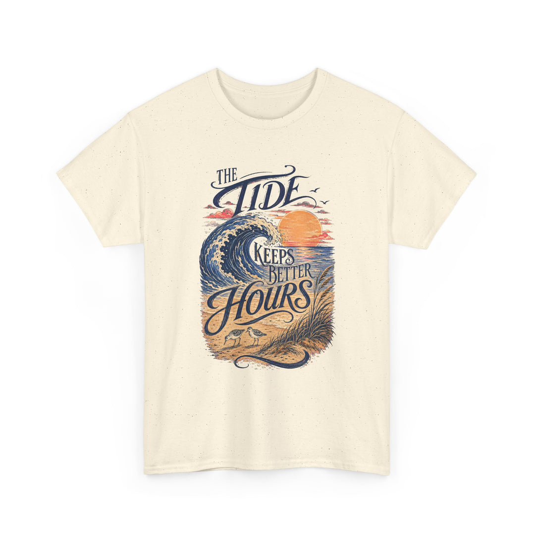 The Tide Keeps Better Hours National Beach Day Unisex T-Shirt