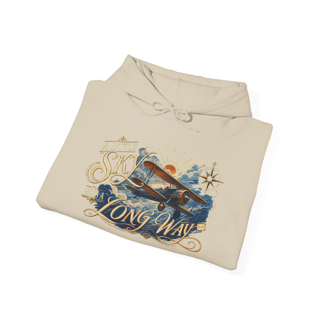 A Little Sky Goes a Long Way National Aviation Day Unisex Hoodie