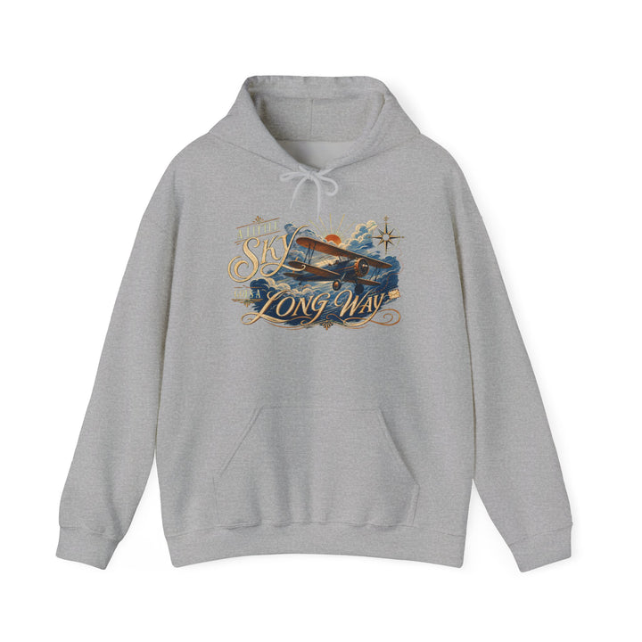 A Little Sky Goes a Long Way National Aviation Day Unisex Hoodie