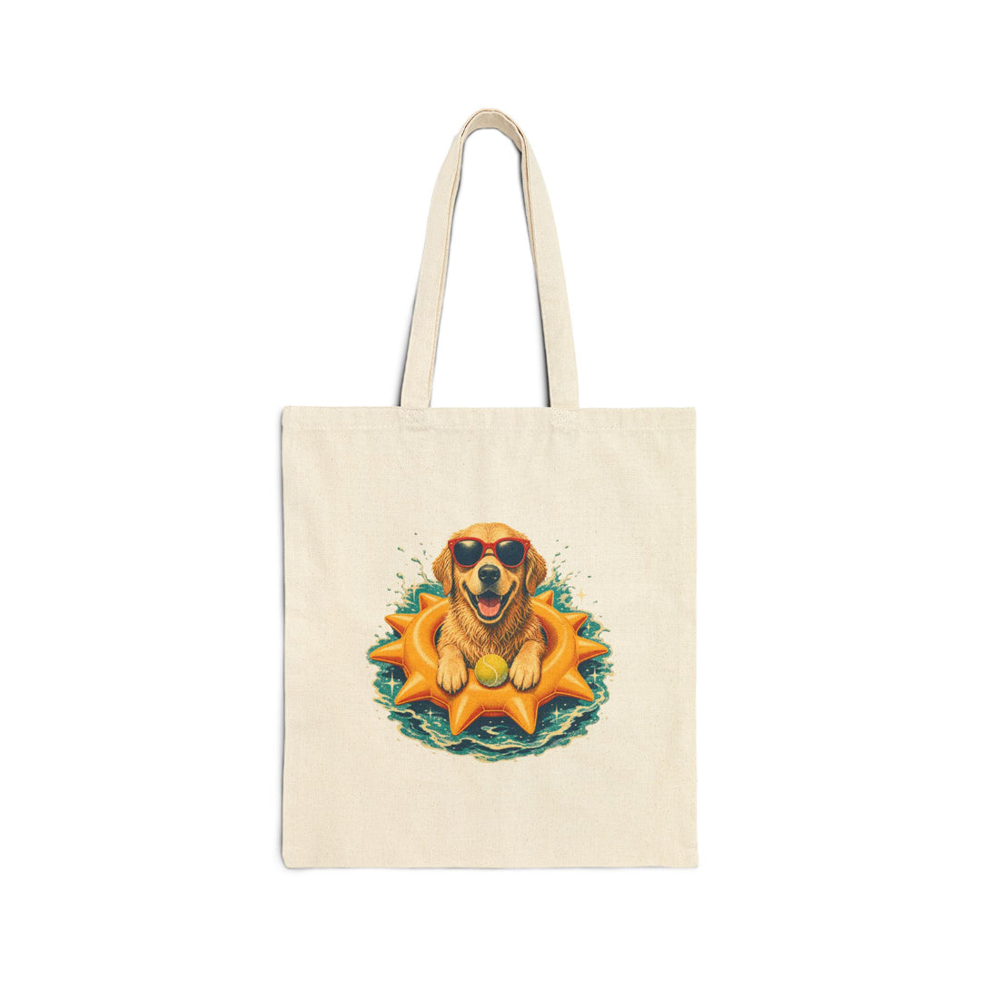 Tote Bag — Sunny Retriever Float Beach Tote
