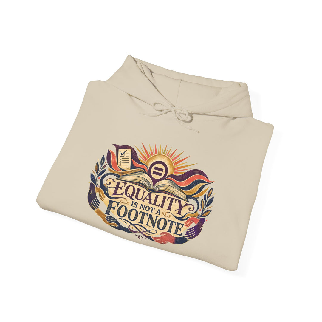 Equality Is Not a Footnote Women’s Equality Day Unisex Hoodie