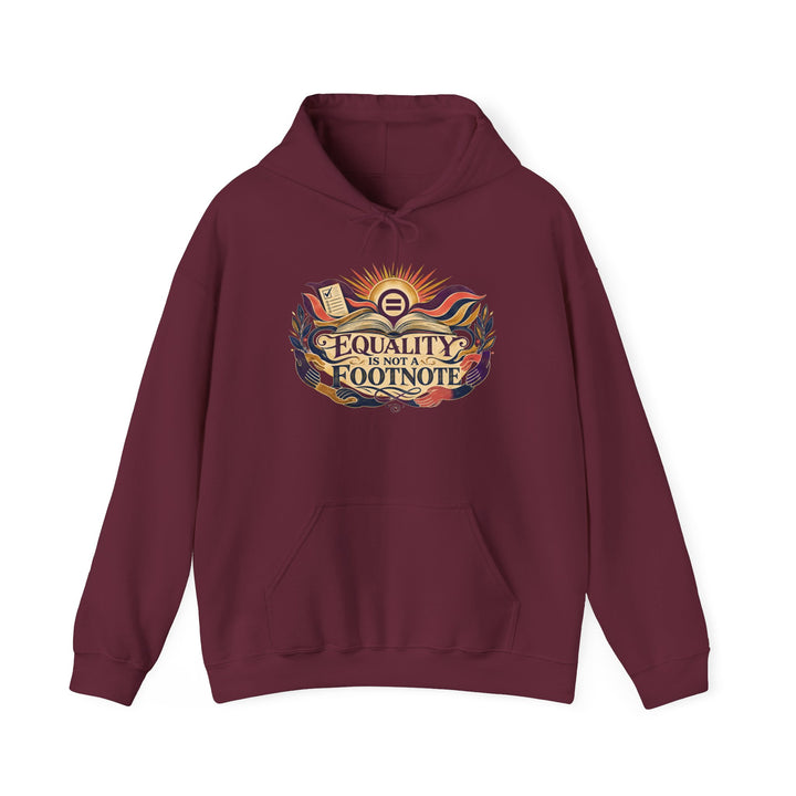 Equality Is Not a Footnote Women’s Equality Day Unisex Hoodie