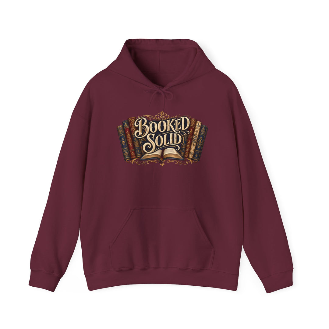 Booked Solid Book Lover Unisex Hoodie