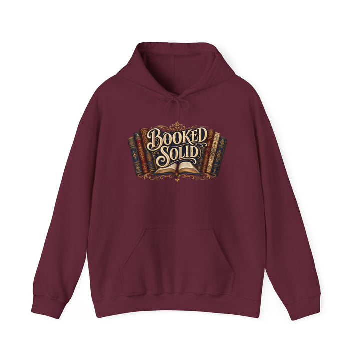 Booked Solid Book Lover Unisex Hoodie