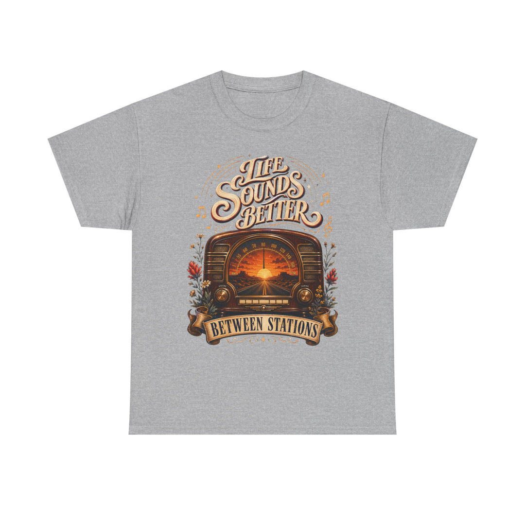 Life Sounds Better Between Stations National Radio Day Unisex T-Shirt