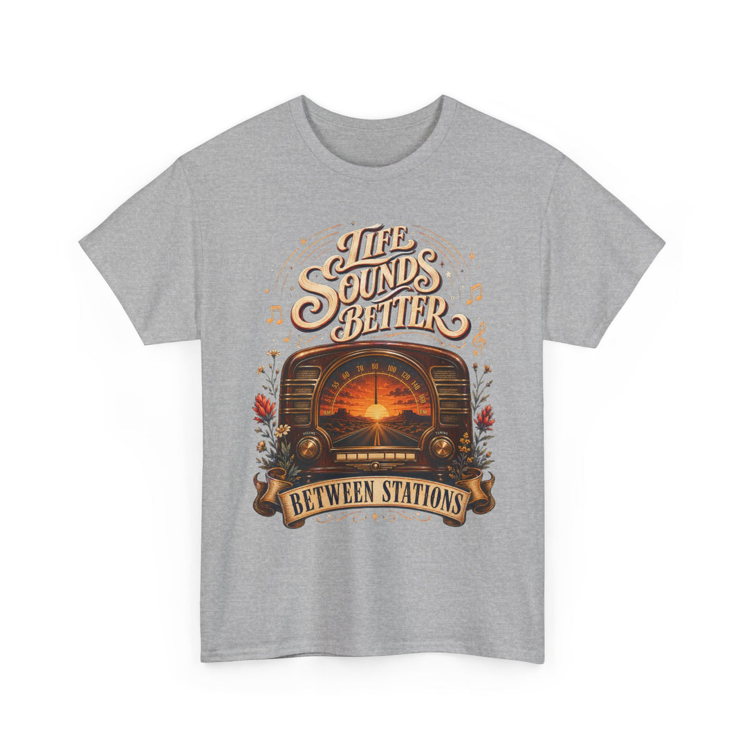 Life Sounds Better Between Stations National Radio Day Unisex T-Shirt
