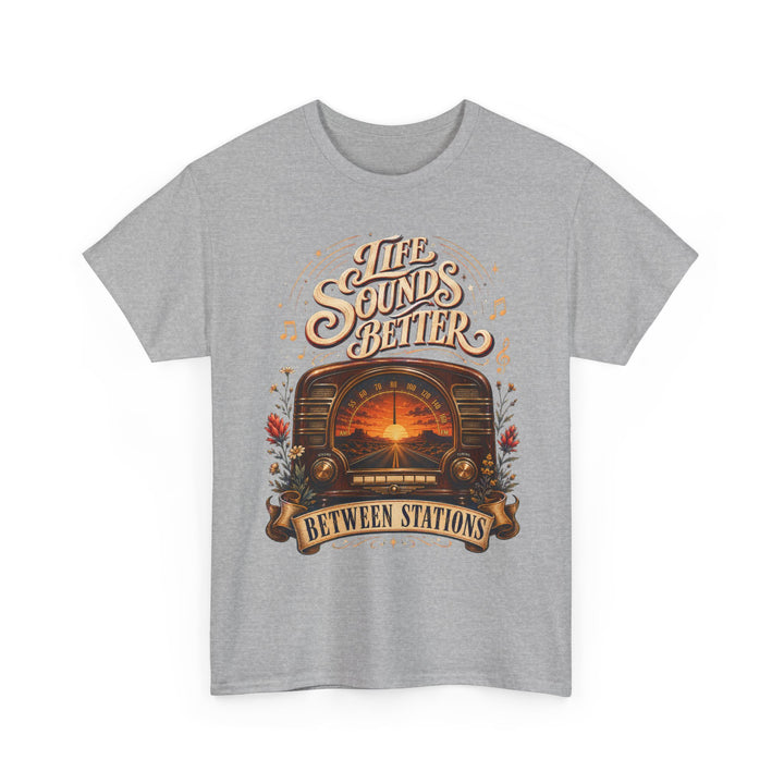 Life Sounds Better Between Stations National Radio Day Unisex T-Shirt