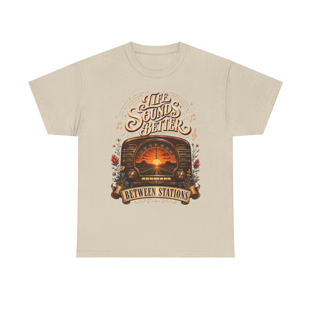 Life Sounds Better Between Stations National Radio Day Unisex T-Shirt