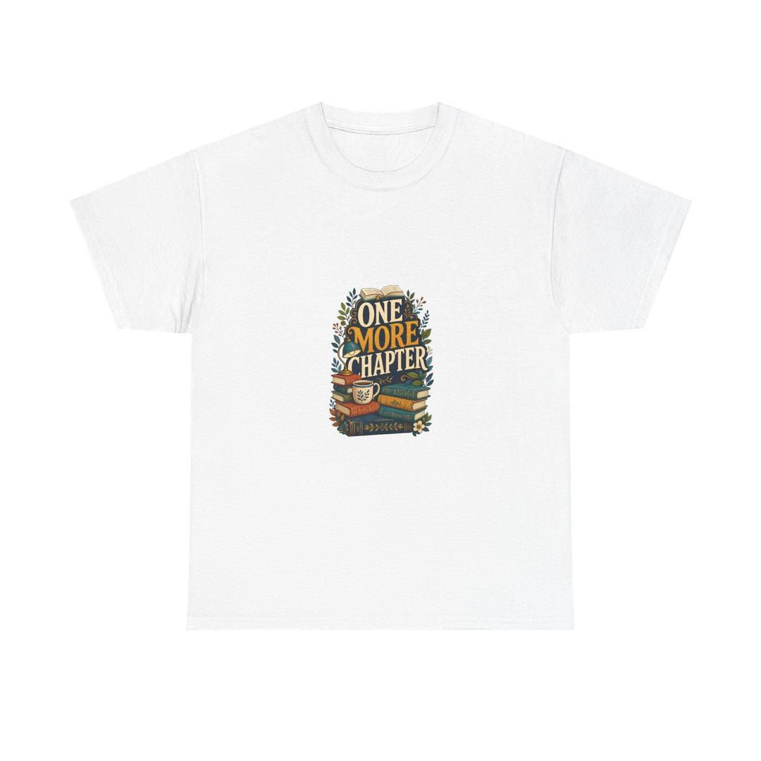 Reading T-Shirt - "One More Chapter" Cozy Book Lover Tee