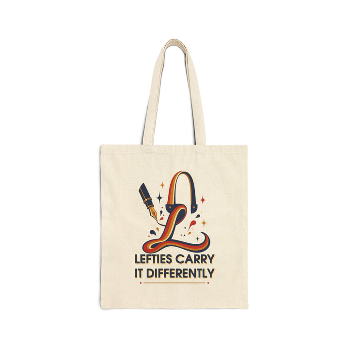 Lefties Carry It Differently Cotton Canvas Tote Bag