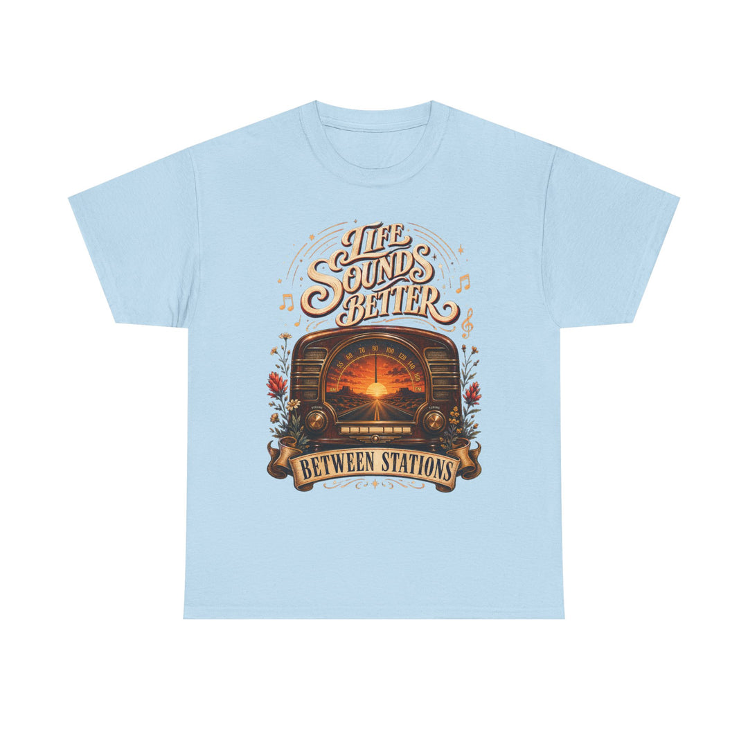 Life Sounds Better Between Stations National Radio Day Unisex T-Shirt