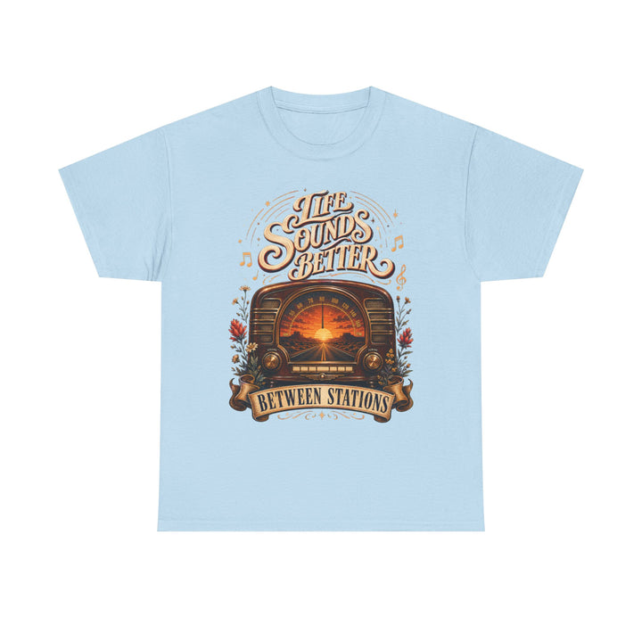 Life Sounds Better Between Stations National Radio Day Unisex T-Shirt