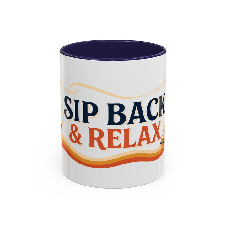 Sip Back and Relax Accent Coffee Mug