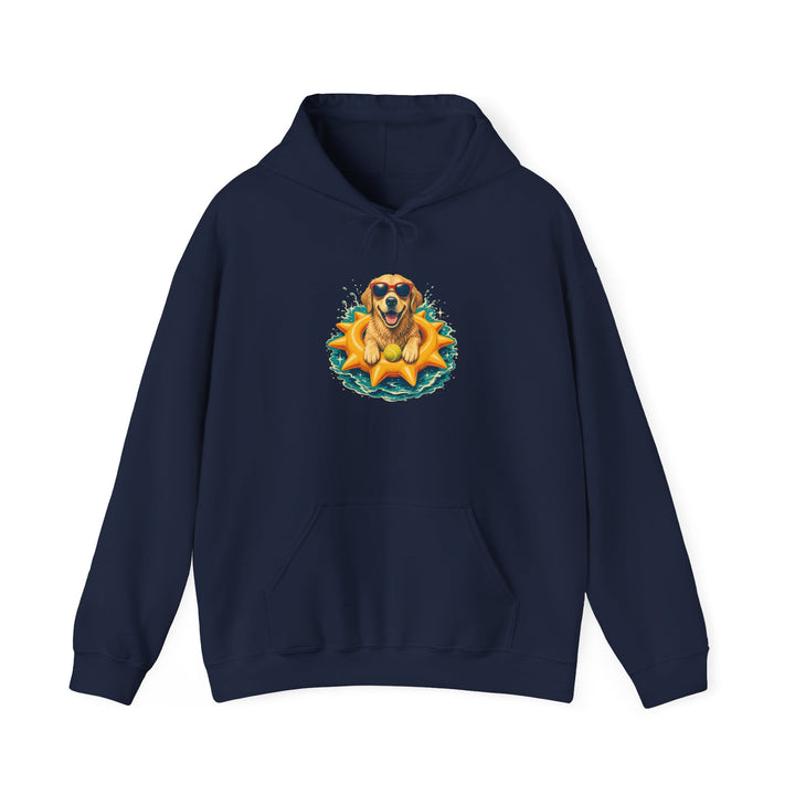 Sunflower Pup Hoodie — Cute Dog Graphic Sweatshirt