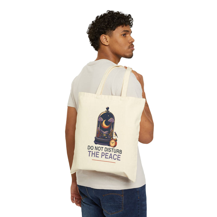 Do Not Disturb the Peace Cotton Canvas Tote