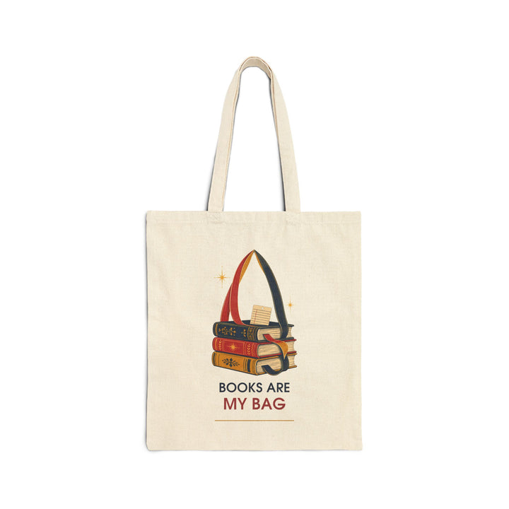 Books Are My Bag Cotton Canvas Tote