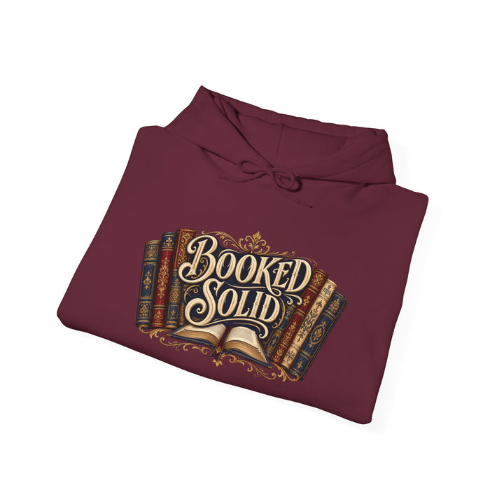 Booked Solid Book Lover Unisex Hoodie