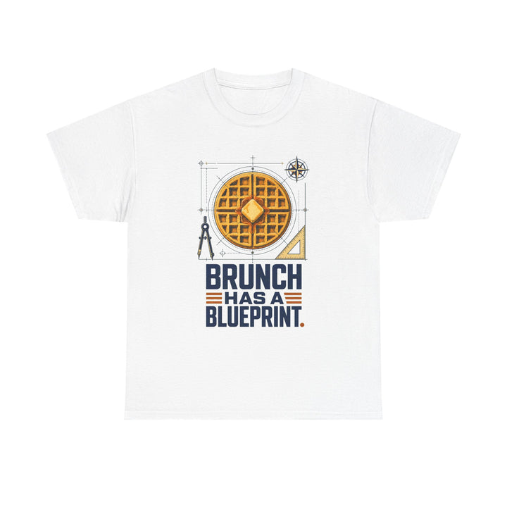 Brunch Blueprint National Waffle Day Unisex T-Shirt