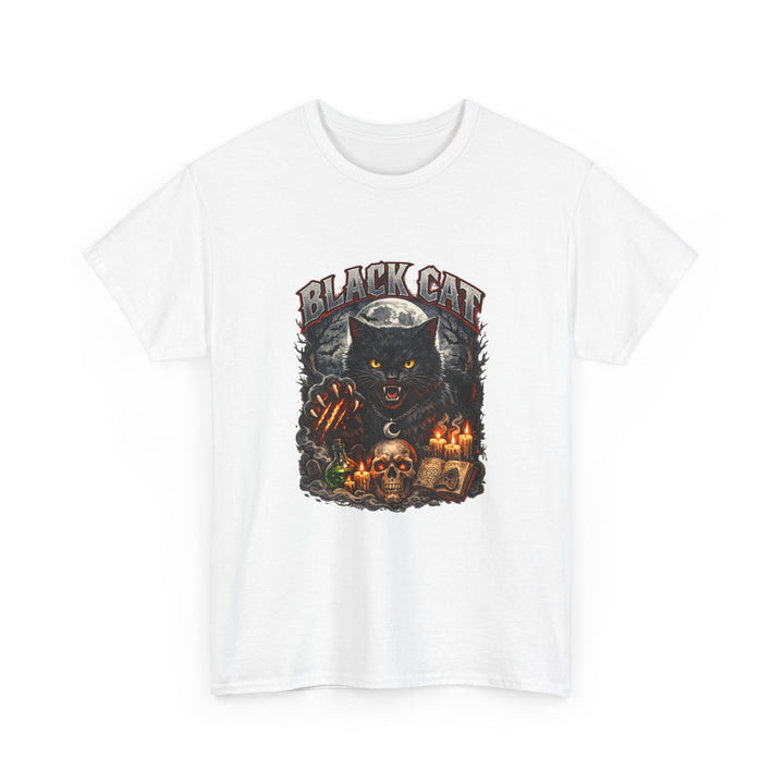 Black Cat Moonlight Unisex T-Shirt