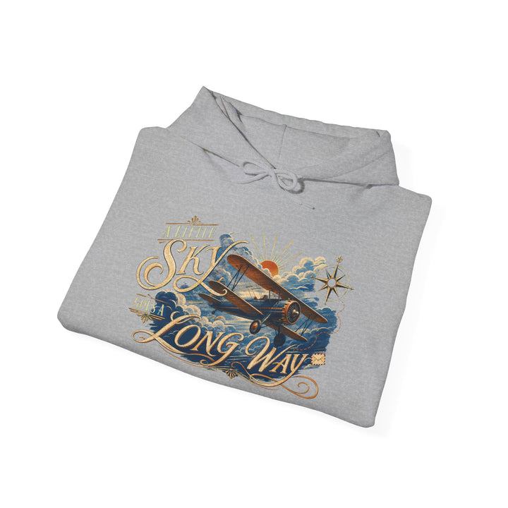 A Little Sky Goes a Long Way National Aviation Day Unisex Hoodie