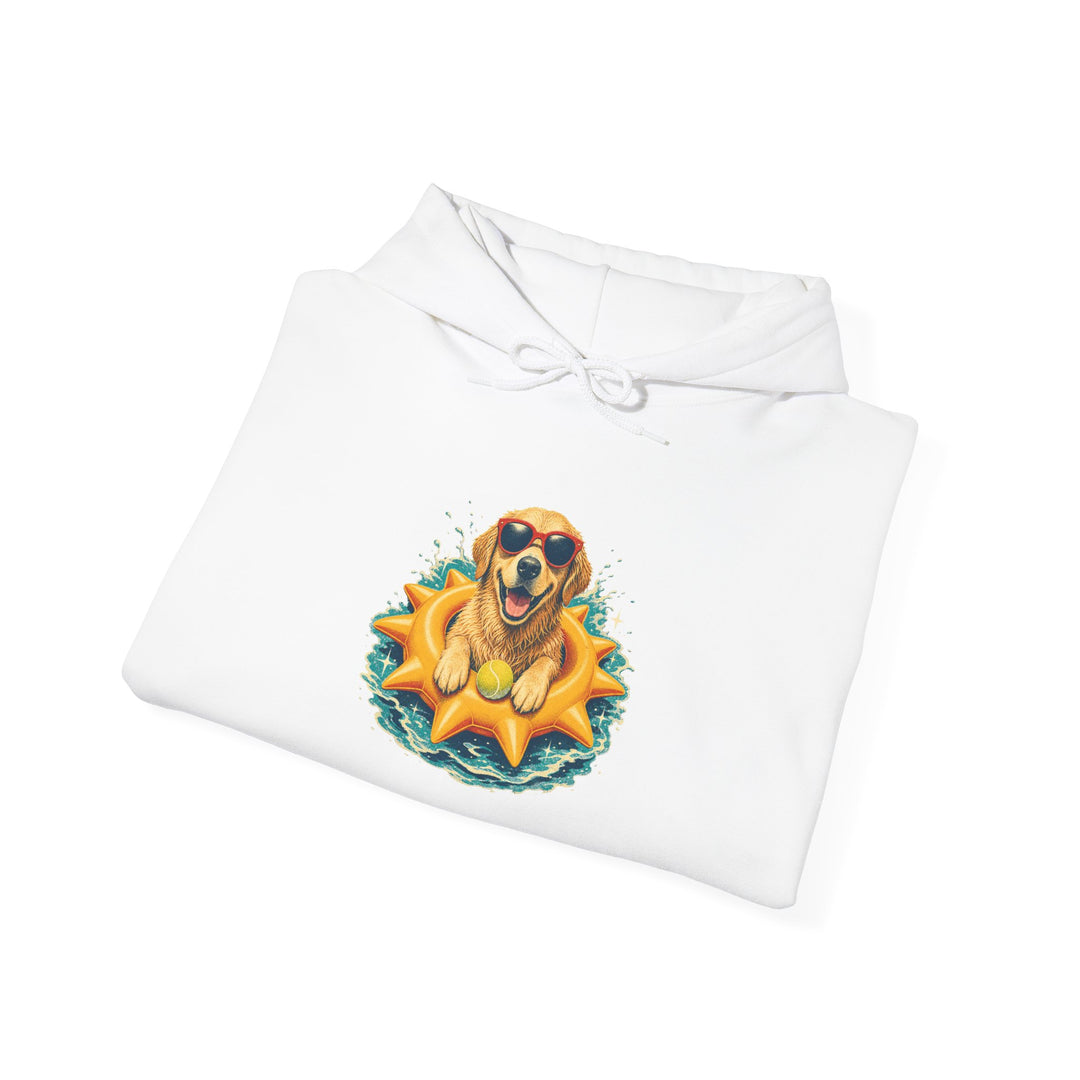 Sunflower Pup Hoodie — Cute Dog Graphic Sweatshirt