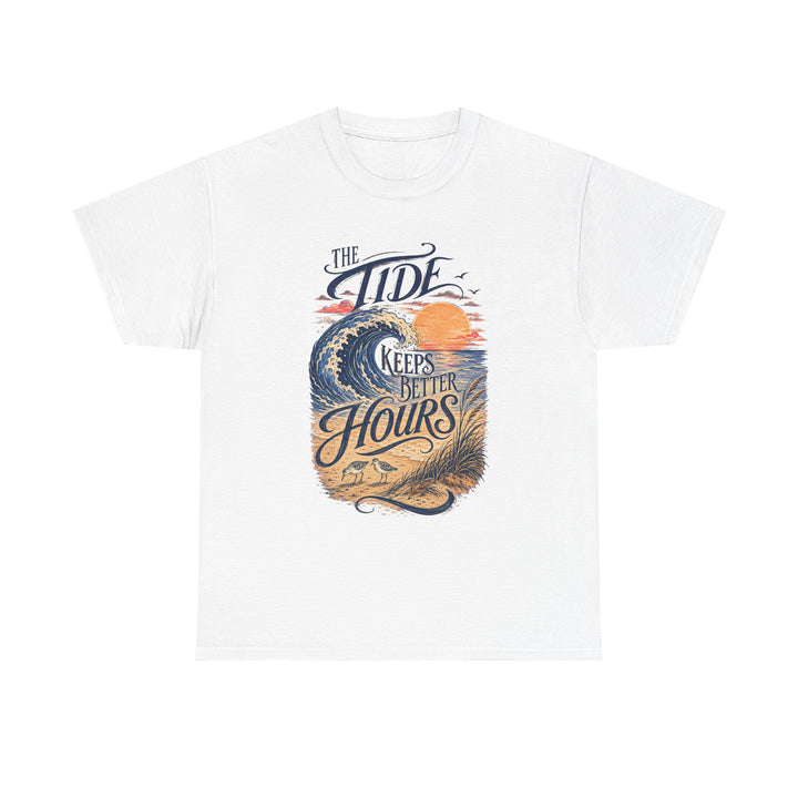 The Tide Keeps Better Hours National Beach Day Unisex T-Shirt