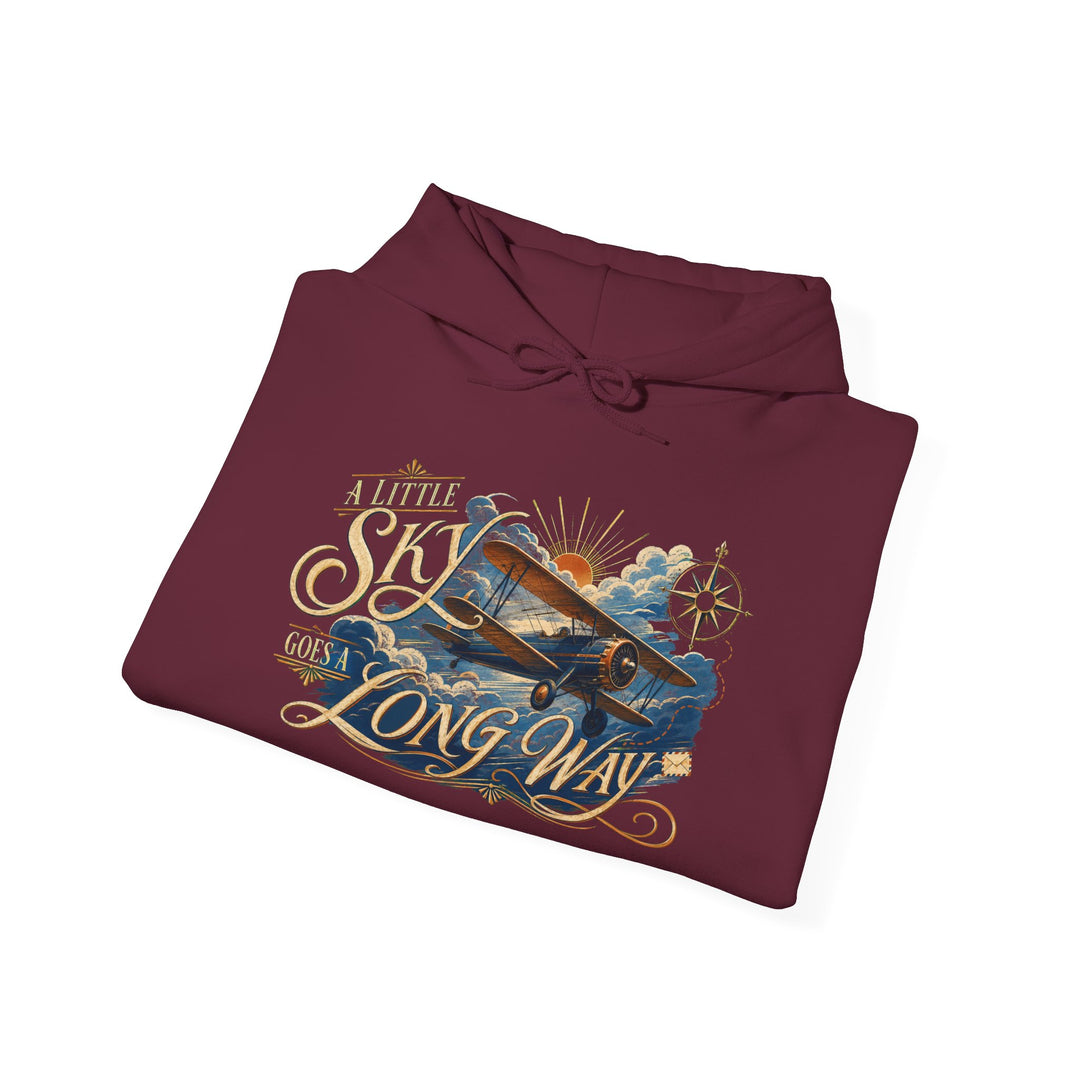 A Little Sky Goes a Long Way National Aviation Day Unisex Hoodie