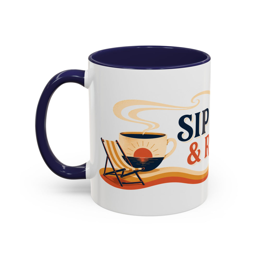 Sip Back and Relax Accent Coffee Mug