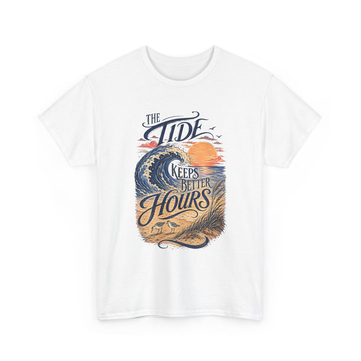 The Tide Keeps Better Hours National Beach Day Unisex T-Shirt