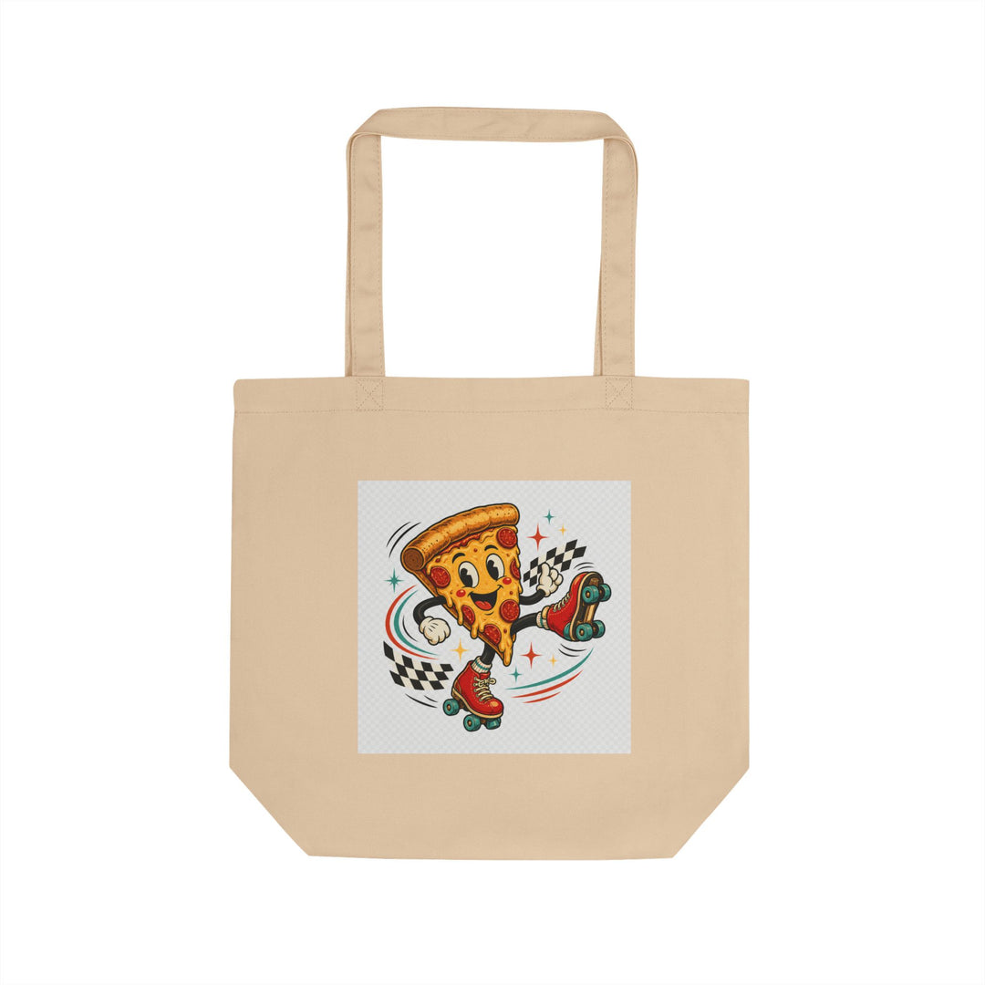 Pizza Racer Tote — Retro Slice Market Bag