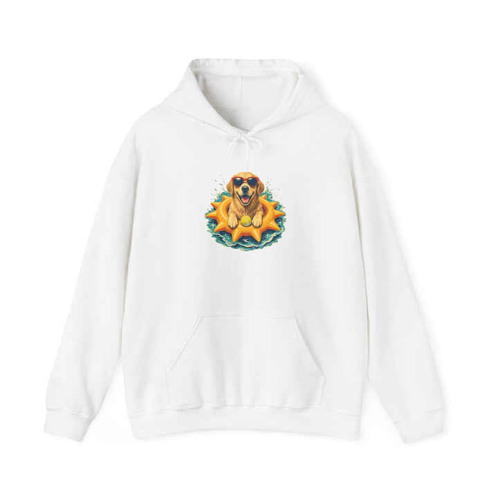 Sunflower Pup Hoodie — Cute Dog Graphic Sweatshirt