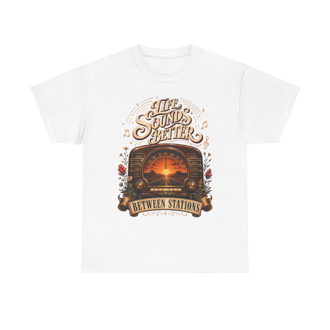 Life Sounds Better Between Stations National Radio Day Unisex T-Shirt