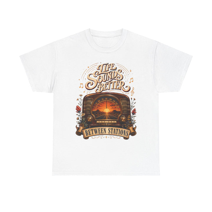 Life Sounds Better Between Stations National Radio Day Unisex T-Shirt